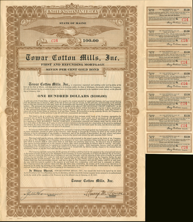 Towar Cotton Mills, Inc.